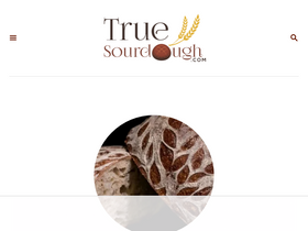 'truesourdough.com' screenshot