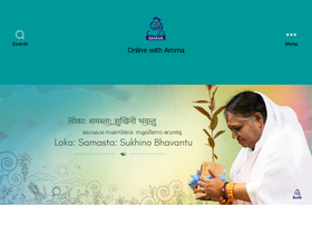 'amritapuri.org' screenshot