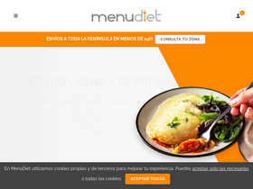 'menudiet.es' screenshot