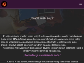 'hvalasestro.in.rs' screenshot