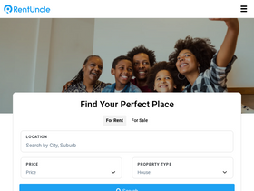 'rentuncle.co.za' screenshot