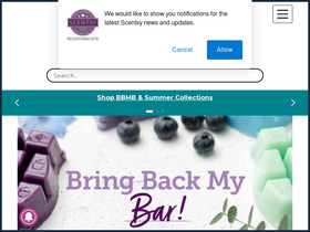 'incandescentwaxmelts.com' screenshot