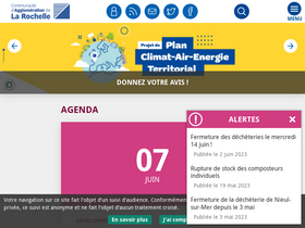 'agglo-larochelle.fr' screenshot