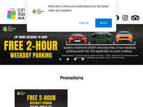 'citysquaremall.com.sg' screenshot