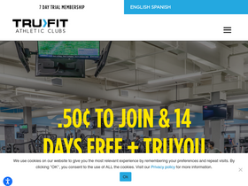 'trufitathleticclubs.com' screenshot