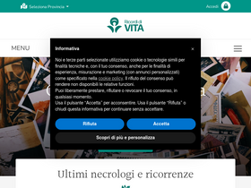 'ricordidivita.it' screenshot