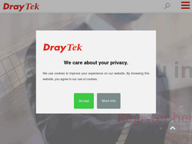 'draytek.co.uk' screenshot