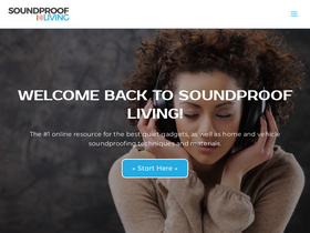 'soundproofliving.com' screenshot