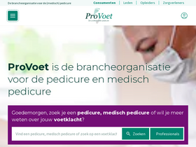 'provoet.nl' screenshot