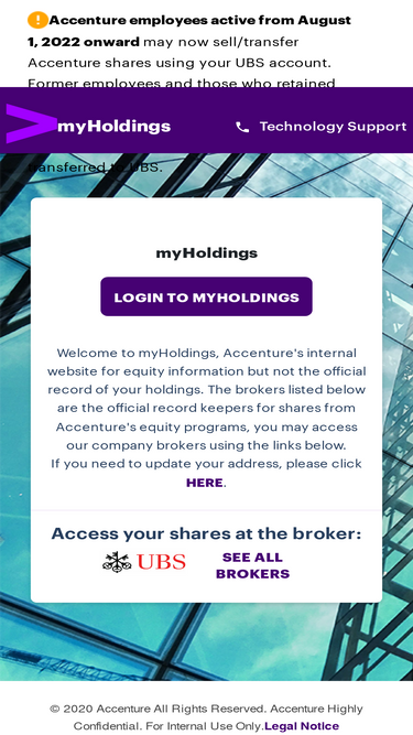 myholdings accenture