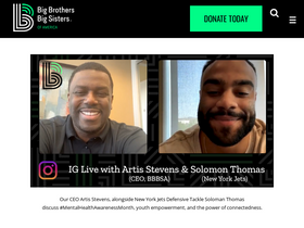 'bbbs.org' screenshot