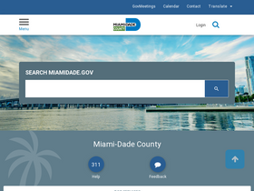 'goconnect.miamidade.gov' screenshot