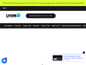 'lavozdemaipu.cl' screenshot