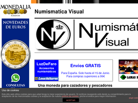 'numismatica-visual.es' screenshot