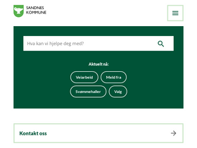 'sandnes.kommune.no' screenshot