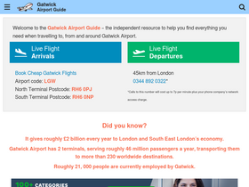 'gatwick-airport-guide.co.uk' screenshot
