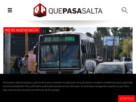 'quepasasalta.com.ar' screenshot