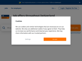 'jobscout24.ch' screenshot