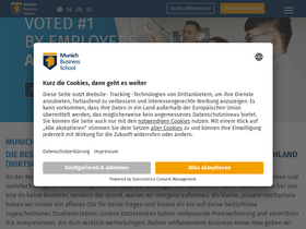'munich-business-school.de' screenshot