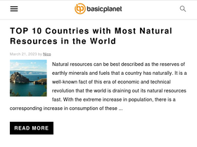 'basicplanet.com' screenshot
