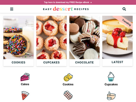 'easydessertrecipes.com' screenshot