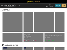 'galacasino.com' screenshot