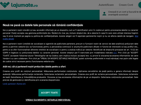 'lajumate.ro' screenshot