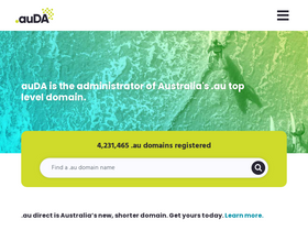 'auda.org.au' screenshot