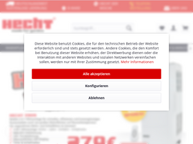 'hecht-garten.de' screenshot