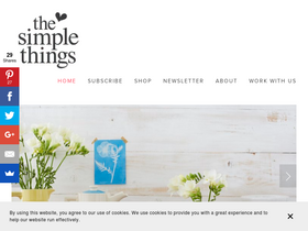 'thesimplethings.com' screenshot