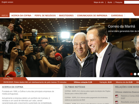 'cofina.pt' screenshot