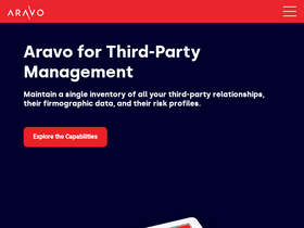 'aravo.com' screenshot