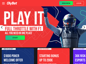 'olybet.eu' screenshot