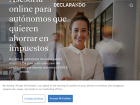 'declarando.es' screenshot