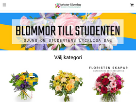 'floristerisverige.se' screenshot