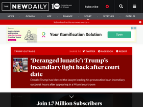 'thenewdaily.com.au' screenshot