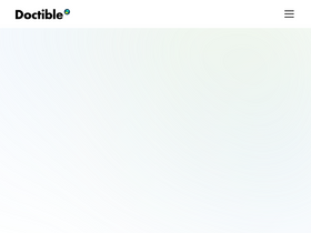 'doctible.com' screenshot