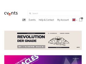 'cvents.eu' screenshot