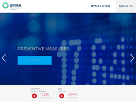 'byma.com.ar' screenshot