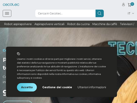 'storececotec.it' screenshot