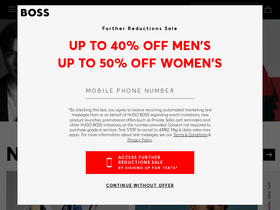 'hugoboss.com' screenshot