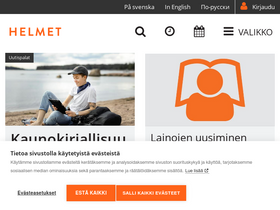 'helmet.fi' screenshot