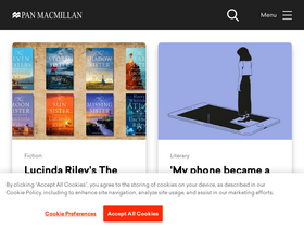 'panmacmillan.com' screenshot