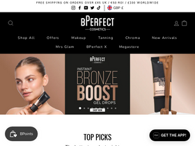 'bperfectcosmetics.com' screenshot