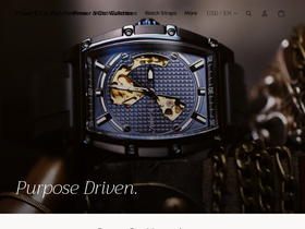 fraserwatches.com homepage screenshot