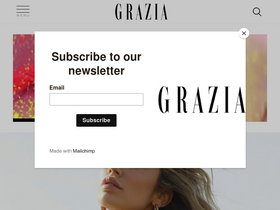 'grazia.hr' screenshot