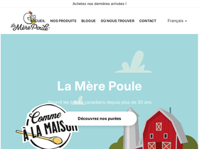 lamerepoule.ca homepage screenshot