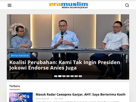 'eramuslim.com' screenshot