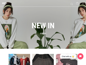 keikofashion.com homepage screenshot