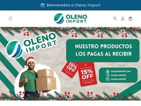 Oleno Import website screenshot